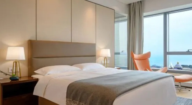 Люкс Executive c 1 комнатой с видом на море Haiyi International Apartment