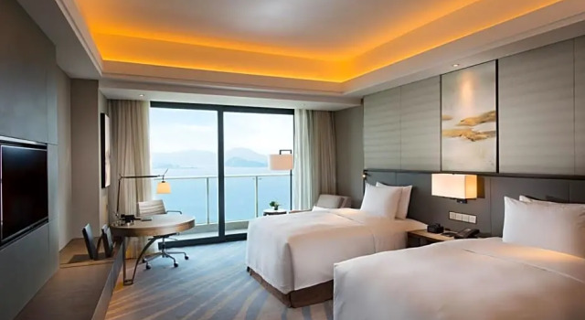 Номер Superior с видом на море Hilton Zhoushan