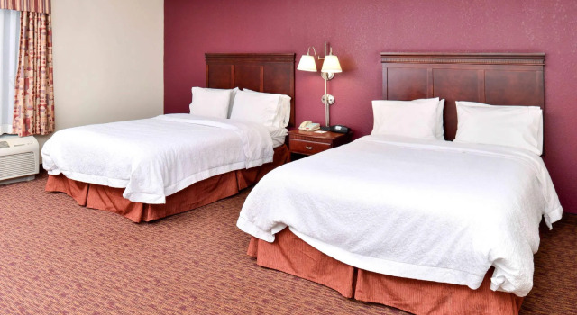 Четырёхместный номер Standard Hampton Inn & Suites Muncie