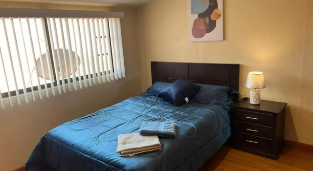 Departamento de 2 habitaciones amoblado en urbanización privada
