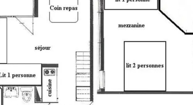 Apartment Duplex 5 personnes au pied des pistes et proche des commerces