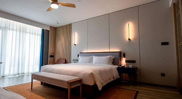 Двухместный люкс с видом на океан Wyndham Wenzhou Cangnan Resort