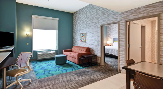 Двухместный люкс c 1 комнатой Home2 Suites By Hilton Amherst Buffalo