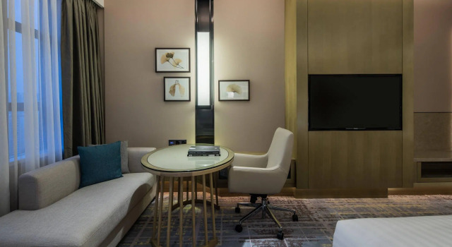Двухместный номер Deluxe Chengdu Marriott Hotel Financial Centre