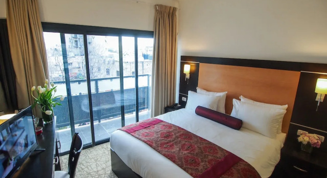 Standard- dobbelt værelse med altan New Capitol Hotel - Jerusalem