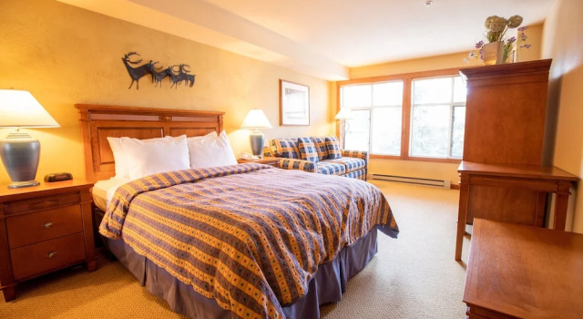 3309b - Queen Standard Powderhorn Lodge 1 Bedroom Hotel Room by RedAwning, Prenota Hotel Solitude Alta-Snowbird