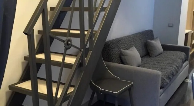 Люкс с балконом и с видом на сад B&B Napolimilionaria Foria 242