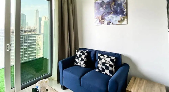 Mh- Spectacular 1 Bhk Burj Khalifa View Ref 24018, Забронировать Апартаменты/квартира Апартаменты Эмирата Дубая, рядом с Дубайский аквариум, Апартаменты/квартира
