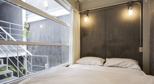 On the bed Hostel
