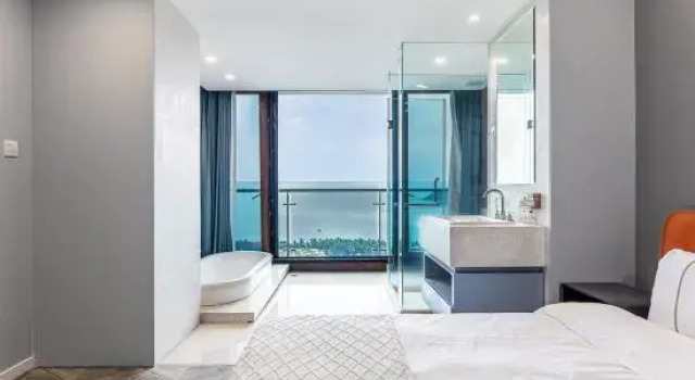 Люкс Coconut Wind Island Family Vacation Apartment (Sanya Dadonghai Half Mountain Peninsula Branch)
