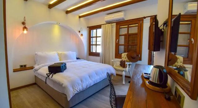 Двухместный номер с балконом и с видом на море Mets Boutique Hotel