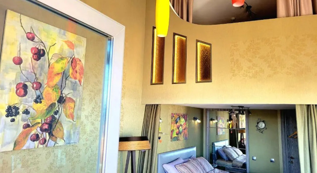 2 levels penthouse with a SUNSET SEA VIEW! Balcony and window 8x4m!, Book Apartment Batumi 