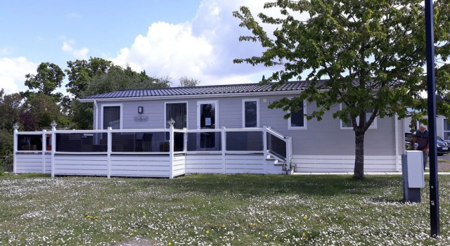 A luxury 6 berth lodge, sleeps 6 a real home from home in the heart of a forest