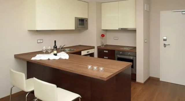 Семейные апартаменты с 2 комнатами с видом на парк Golden Fish Hotel Apartments