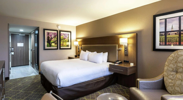 Двухместный номер Standard DoubleTree by Hilton Winston Salem - University, NC