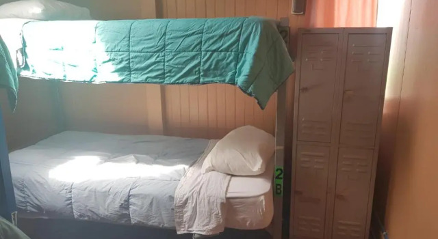Кровать в общем номере Patagonia House