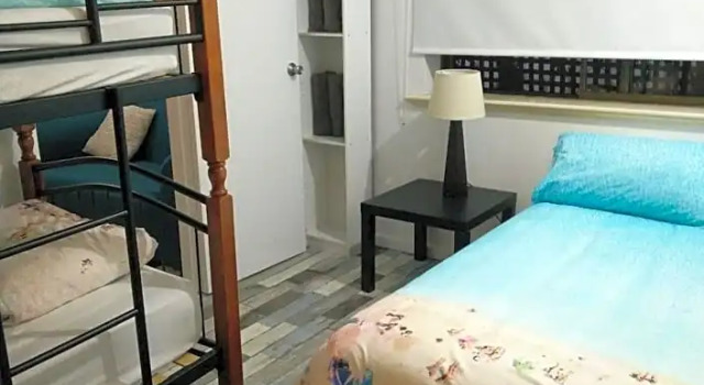 Кровать в общем номере Busselton Ithaca Motel