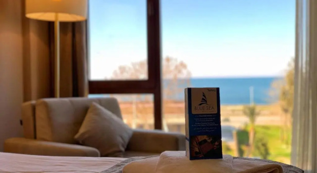 Двухместный номер Standard с балконом и с видом на море Blue Sea Hotel