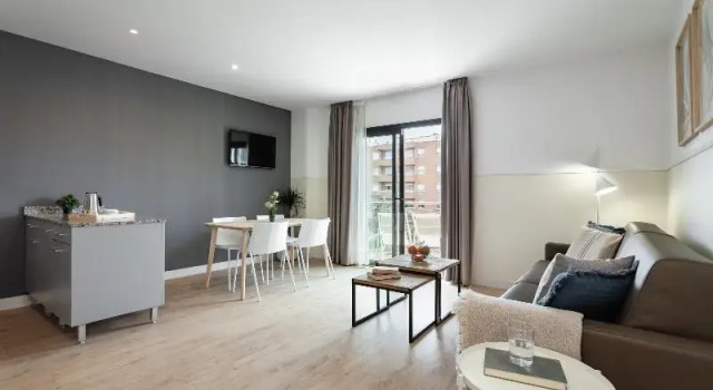 Апартаменты c 1 комнатой с балконом Apartments Sata Park Guell Area