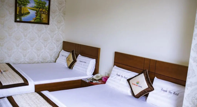 Четырёхместный номер Deluxe Huynh Duc Hotel