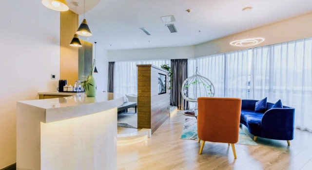 Emeishan Scenic Area Raofoge Vacation Apartment, Prenota Appartamento Hotel a Sichuan con parcheggio, Parcheggio