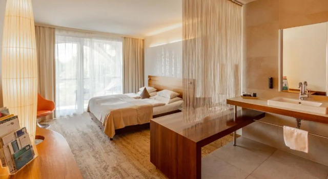 Двухместный номер Superior с балконом и с видом на залив Das Seepark Wörthersee Resort