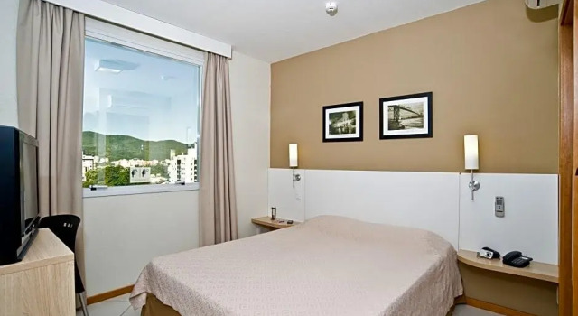 Dvoulůžkový s manželskou postelí Apartmá Slaviero Executive Florianópolis