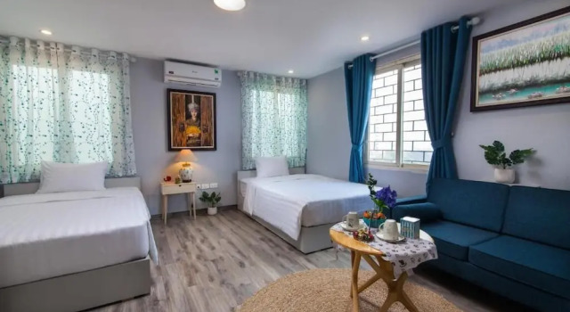Двухместный номер Deluxe The Art - Hung Viet near Truc Bach lake