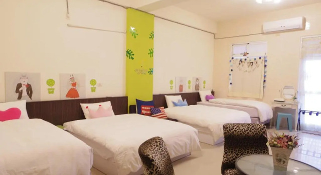 Четырёхместный номер Comfort Taitung Love Hostel
