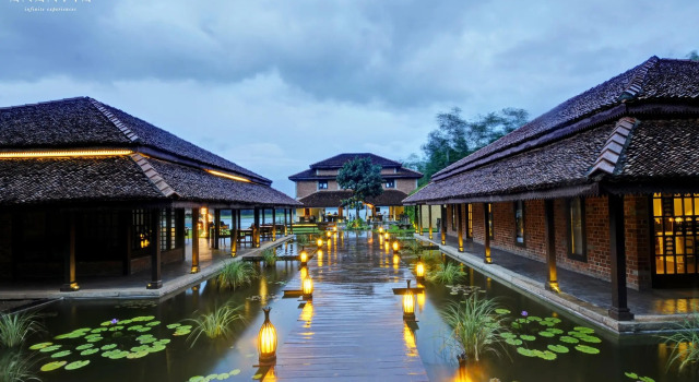 Кровать в общем номере Anantya By The Lake