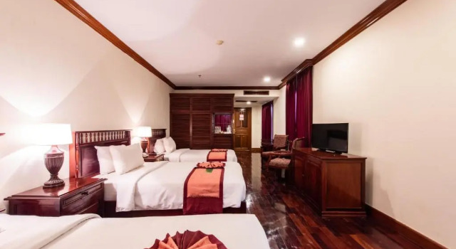 Трёхместный номер Deluxe Steung Siemreap Hotel