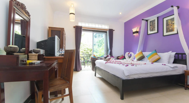 Двухместный номер Deluxe с балконом Tan Kang Angkor Hotel