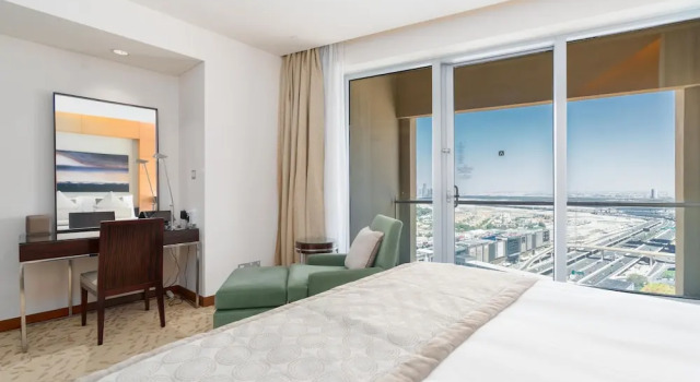 Апартаменты Comfort с балконом SuperHost - Spectacular City View Apartment Near Burj Khalifa