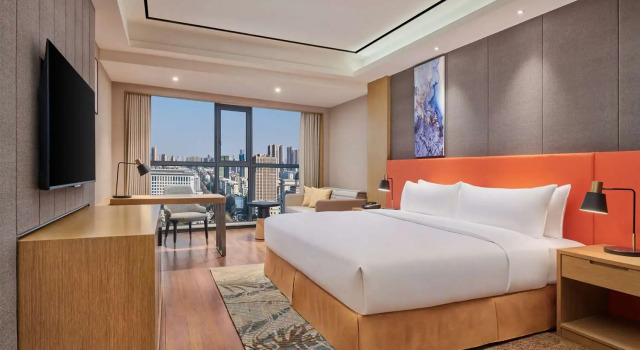 Номер Deluxe Hilton Garden Inn Wuhan Hankou
