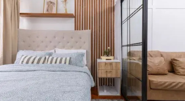 Scandinavian 1BR Condo w/ Free Parking – Trees Residences, Fairview Quezon City, Rezervovat Hotel Quezon City 