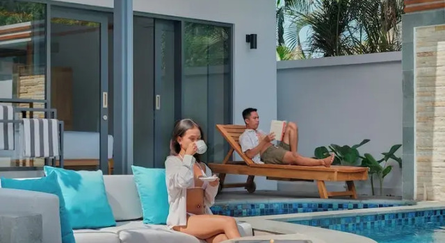 Вилла с 2 комнатами с видом на бассейн Tropik Resort Lombok