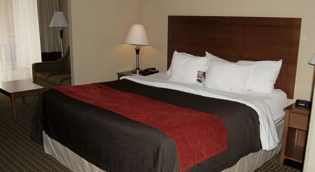 Двухместный люкс с балконом Comfort Inn & Suites Raphine - Lexington near I-81 and I-64