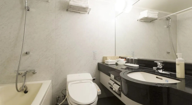 Двухместный West Wing номер Deluxe Hotel Sunroute Tokushima