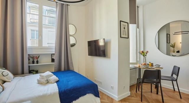 Modern Studio Arc de Triomphe Monceau, Забронировать Апарт-отель Апарт-отели Парижа, рядом с Мальзерб, Апарт-отель