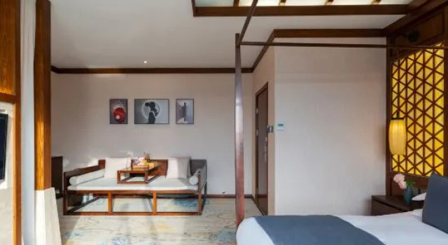 Люкс с видом на море Shanhai Yushu Designer Lakeview Holiday Guesthouse