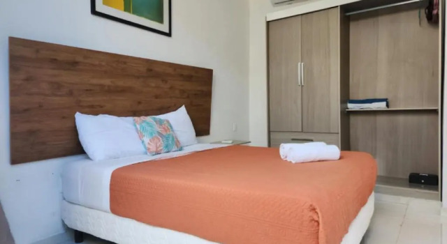 Ocean and city view rooftop, apartment 2BR 01, Prenota Appartamento Hotel a Quintana Roo con parcheggio, Parcheggio