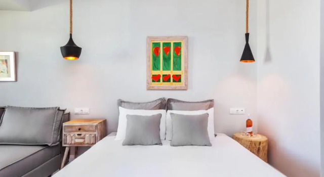 Трёхместный номер Standard с видом на бассейн Hesperides Hotel Pefkochori