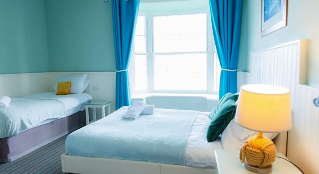 Deluxe triplă cameră cu vedere la mare The Clarendon Hotel