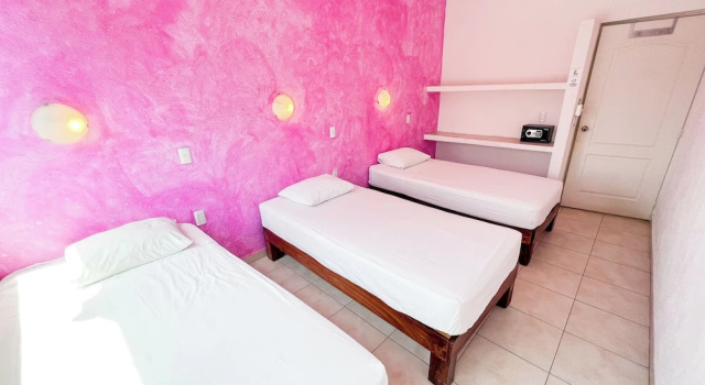 Двухместный номер Standard с балконом ITH Sayulita Amazing Surf Hostel