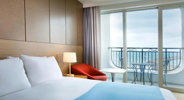 Двухместный номер Deluxe с видом на океан Hotel Whistlelark Jeju