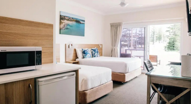 Двухместный номер Standard с видом на океан Yamba Beach Motel
