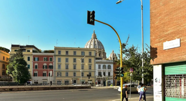 Red & White Vatican Apartment