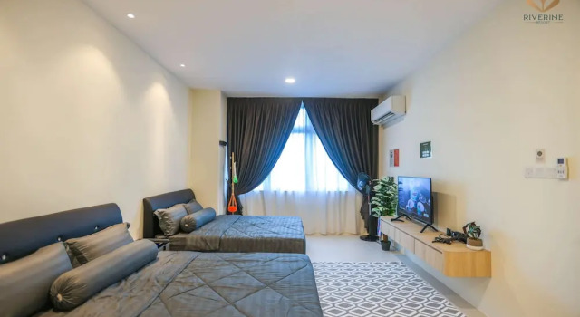 Семейная студия Kuching Riverine resort