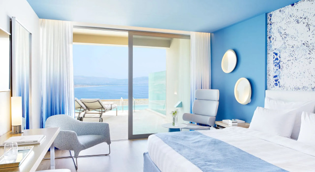 Двухместный номер Standard с видом на море Lindos Blu Luxury Hotel-Adults only
