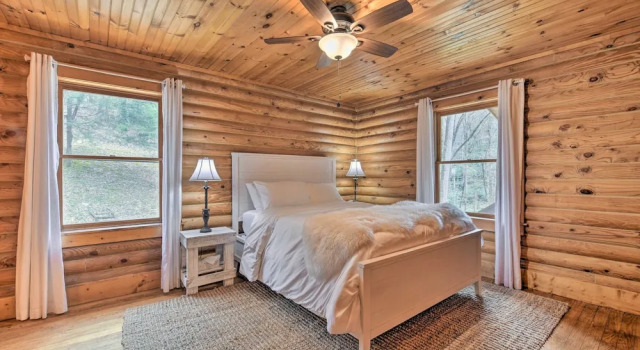 Коттедж Cozy Blue Ridge Mountain Cabin on 18 Acre Lot